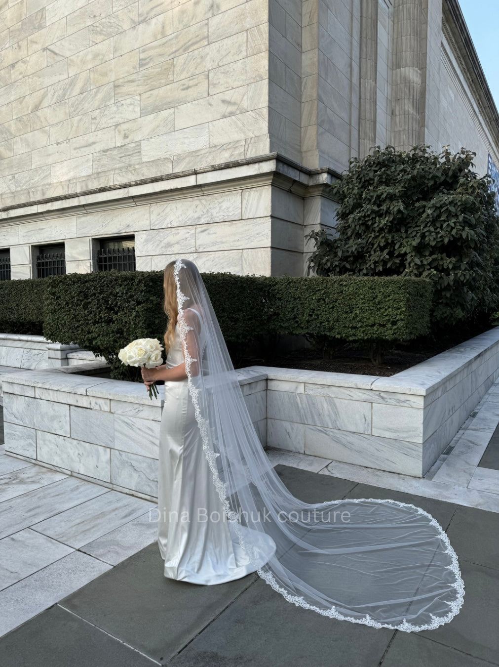 Delicate Floral Lace Veil